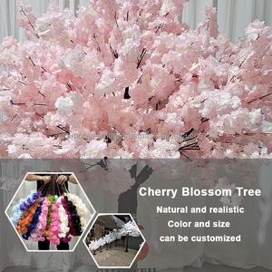 Decoración para Pasillos de Eventos y Fiestas LEDA, Árbol de Flores de Cerezo Rosa de 2 Metros, Árbol de Flores de Sakura Artificial para Bodas - Product Image 4