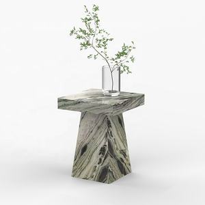 Mesa de centro de sala de estar, conjunto de mesa auxiliar con combinación de diseño nórdico - Product Image 3