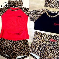 Vêtements personnalisés avec logo, t-shirt basique en jersey de coton pour femmes, crop top Y2K pour femmes, t-shirts à manches courtes raglan et shorts, ensemble deux pièces
