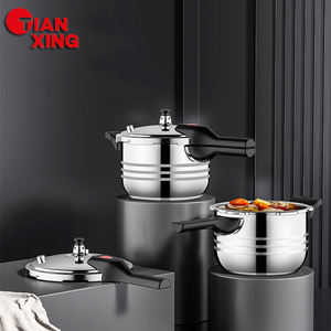 <span class=keywords><strong>Olla</strong></span> <span class=keywords><strong>a</strong></span> presión de acero inoxidable grueso para el hogar, 10 12 litros, Fondo de inducción, ollas de cocina al vapor instantáneas, válvula de liberación - Product Image 4