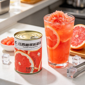 HENGZHI Granulés de Pamplemousse Rouge en Conserve de Qualité Alimentaire dans un <span class=keywords><strong>Sirop</strong></span> Léger, Ingrédients pour Bubble Tea et Boissons Commerciales - Product Image 3