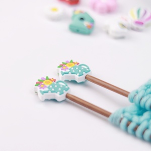 Đan kim Bìa điểm bảo vệ Đan và phụ kiện sửa chữa mũ dệt Stopper cho Crochet Áo len - Product Image 3