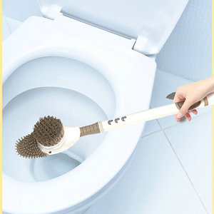 Support mural de <span class=keywords><strong>brosse</strong></span> WC en forme de canard mignon avec distributeur de liquide nettoyant sans angle mort pour salle de bain - Product Image 4