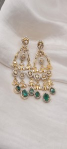 High-quality Luxury Handcrafted Traditional Indian Kundan and Carved <b>Ruby</b> Bead <b>Necklace</b> Set Earrings for Women in bulk price - Product Image 2