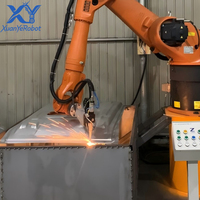 6 Eksenli 3D Robotik Lazer Kesim Sistemi, Otomotiv Şasisi, Boru ve Kavisli Metal için Fiber Lazer Kesici, Özel Çözüm