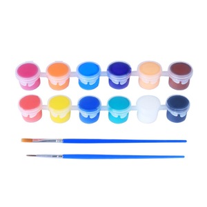 Hot Selling 6 Color 2ml Gouache Paint Non-Toxic Eco-Friendly Children's Hand Drawn Blank <strong>Kite</strong> Paint Set for <strong>Paper</strong> &amp; Glass - Product Image 1