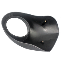 Pièces de moto Racepro panama, fourche de carénage avant en Fiber de carbone véritable pour Harley Sportster Dyna XL FL