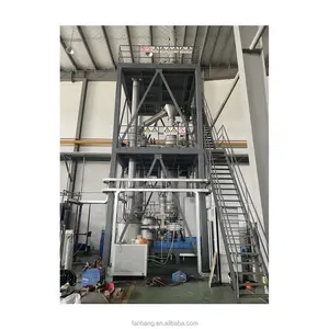 Double effect forced circulation evaporating concentrator multiple effect evaporator