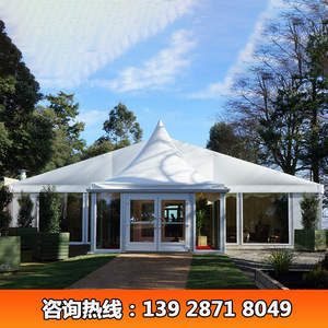 Carpa modular de aleación de aluminio con techo de PVC y paredes de vidrio para eventos al aire libre, uso en las cuatro estaciones, resistente al viento y al agua. - Product Image 4