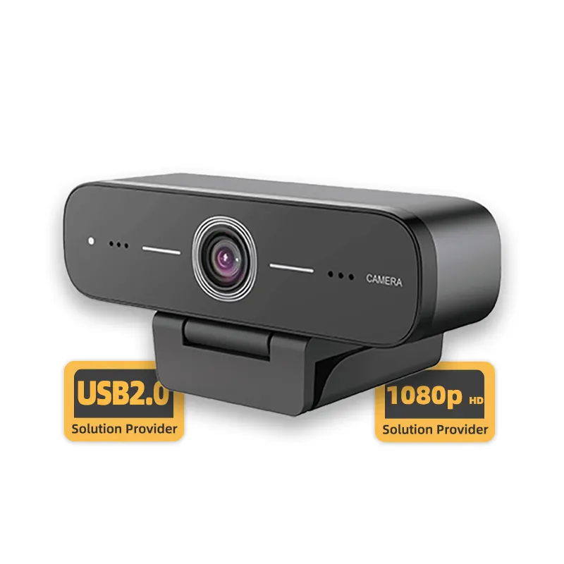 Hot Mini Live Streaming Webcam Met Dubbele Microfoon Full Hd 1080P Usb Camera 30fps Zoom Skype Obs Conferencing Camera