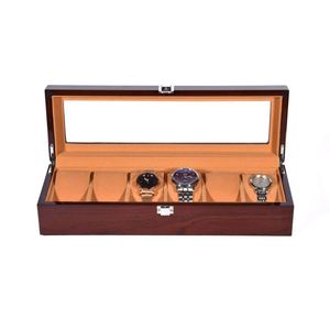 Caja de Madera para Relojes con Ventana Transparente de Lujo, con 3, 6, 8, 12, 18 o 24 Ranuras para Exhibición - Product Image 3