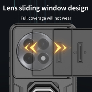 Đẩy windlow bảo vệ bìa chống sốc TPU PC trường hợp điện thoại với vòng chân đế chủ cho Oneplus 13R ace5 <span class=keywords><strong>ACE</strong></span> 5 Pro - Product Image 3
