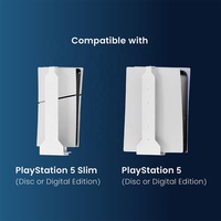 Support mural en acier robuste GMA01-PS03 pour PS5 Slim, support de rangement pour PlayStation 5, accessoires pour la configuration de jeu à domicile