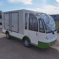 Personnalisé Nouveau Design Bon Prix Entièrement Fermé Bus/Petit Fourgon de Transport Camion 2 Places Bus de Tourisme à vendre