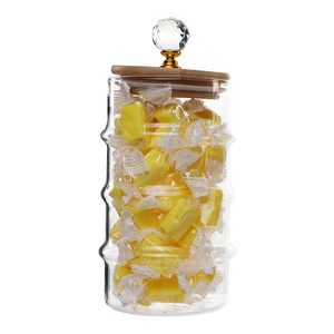 High Borosilicate Bamboo Covered <strong>Storage</strong> <strong>Jar</strong> <strong>Kitchen</strong> Glass sealed <strong>Jar</strong> Bamboo Knot Style Creative <strong>Storage</strong> <strong>Jar</strong> - Product Image 1