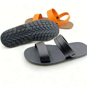 <span class=keywords><strong>Sandalias</strong></span> Planas Ortopédicas de EVA para Hombre, Ligeras y Cómodas, con Doble Hebilla y Diseño Deslizante - Product Image 2