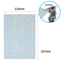 Papier autocollant brillant format A4, enduit UV, imperméable, imprimé numériquement à jet d'encre, motif peau de serpent, pour supermarché et épicerie