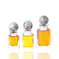 Flacon de parfum en verre carré populaire, personnalisé, en promotion, fantaisie et unique, vide, 30ml, 50ml, 100ml, avec pompe pulvérisatrice et boîte