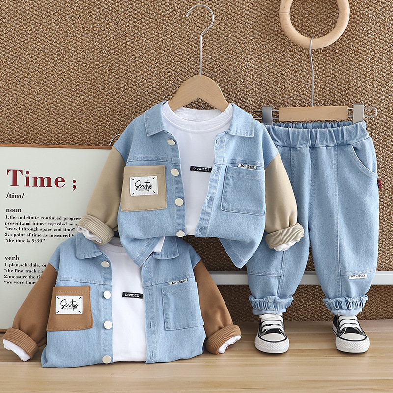 Boys Spring Autumn Outfit 2026 New