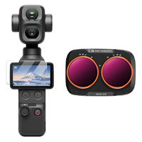Juego de Filtros de Densidad Neutra Variable (ND32-512) HD Resistentes al Agua y a los Arañazos de K&F Concept para DJI OSMO Pocket 4 Pro