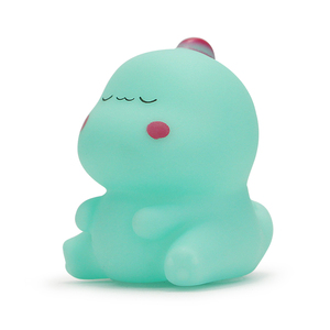 Jixin YDE008 Baby Bath <strong>Toy</strong> <strong>Rubber</strong> Duck <strong>Toy</strong> for Bath Play-Water Float Squeaking Sound Light Green Dinosaur Shape - Product Image 3