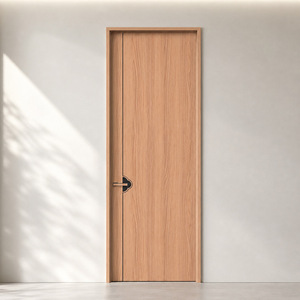 Puerta Interior Minimalista de Madera Sólida con Acabado de Superficie, Apertura Manual, Puerta de Dormitorio con Aislamiento Acústico - Product Image 3
