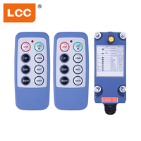 Télécommande industrielle sans fil LCC SAGA L8 à 8 boutons, simple vitesse, pour la manutention de matériaux de construction, grues, palans, treuils, engrenages