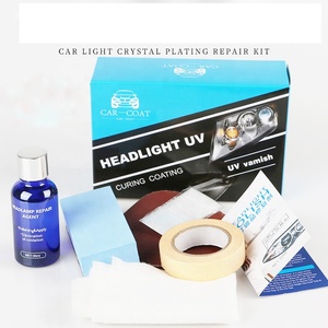 Phares de voiture <span class=keywords><strong>Polissage</strong></span> Kits De Réparation De Phare de Voiture Liquide Abat-Jour Réparation De Rayure De Voiture Lumières <span class=keywords><strong>Polissage</strong></span> Outil Ensemble - Product Image 2