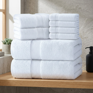 Toallas de Baño de Lujo de Algodón Premium, Ecológicas, Orgánicas, de Secado Rápido, Gran Absorbencia, para Playa, Proveedor al por Mayor - Product Image 1
