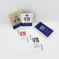 Cartes à jouer en papier en gros avec votre propre logo personnalisé, cartes à jouer de poker sur mesure