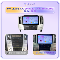 Maisimei bingkai pemutar DVD 9 inci baru untuk LEXUS RX300/RX330/RX350/RX400 2004-2008 Kit dasbor kontrol pusat navigasi Android