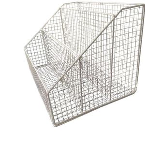 Xi Peptide – support de fichiers de bureau à 3 niveaux, 25x35x26,5 cm, organisateur de rangement en fil métallique pour bureau, maison, salle d'étude - Product Image 5