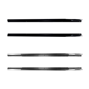 สเกิร์ตข้าง Amp Z สำหรับ Audi A3 S3 8V Sline ปี 2014-2020 รุ่น Sedan และ Hatchback สีดำ Piano Black ลายคาร์บอนไฟเบอร์ - Product Image 2