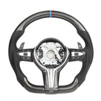 Volant en cuir à 3 branches pour BMW E46 M3 E90 Série 3 - Assemblage neuf amélioré de la marque YLC