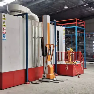 Máquina automática de inmersión de recubrimiento en polvo para valla de malla de alambre de PVC, tipo horno de curado, empuñaduras de hardware, línea de recubrimiento en polvo de procesamiento