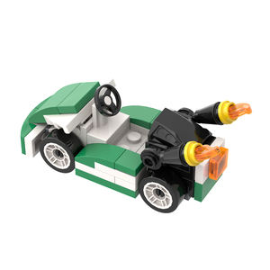 เลกูโอโก ชุดตัวต่อสร้างสรรค์ มาริโอ คาร์ท (สีเขียว) รุ่น MOOXI MOC1220 ของเล่นฟิกเกอร์อนิเมะ ตัวต่อและของเล่นประกอบโมเดล ตุ๊กตา - Product Image 5