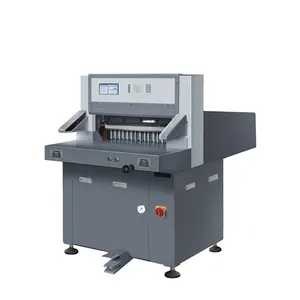 QZK660MS High Precision Automatic Hydraulic Paper Cutting Machine New Product 2020 MOTOR with 7inch Computer Spare Parts Morocco