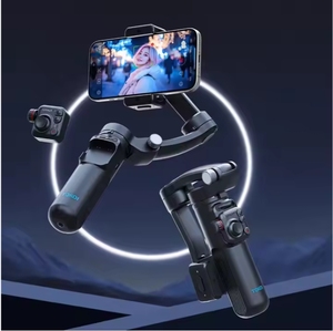 M02 Gimbal genggam perbesaran ponsel, penstabil dengan pelacakan AI magnetik cahaya pengisi untuk kamera DSLR & Digital - Product Image 2