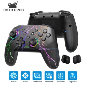 Para Data Frog S80 Thunder <span class=keywords><strong>Color</strong></span> Joysticks inalámbricos Gamepad para NS/Switch Lite/OLED/<span class=keywords><strong>PC</strong></span> con función de motor de vibración - Product Image 2