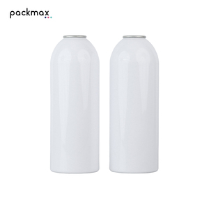 Bouteille en aluminium vide à épaule ronde de 66 mm pour mousse de douche et extincteur - Bombe aérosol haute pression personnalisée OEM - Product Image 1