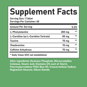 OEM ODM Appetite Suppression Tablets with L-Phenylalanine Reduced Cravings Feelings of Fullness Appetite Suppression Tablets - Product Image 5