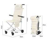 Silla de Ruedas Plegable Multiusos para Exteriores, Portátil, de Empuje Manual, para Personas Mayores, Discapacitados, Aeropuerto, Camping y Viajes