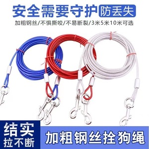 Laisse pour chien à longueur extensible, fil d'acier résistant aux morsures, extra longue pour chiens de taille moyenne et grande, 3 mètres, 5 mètres, 10 mètres, chien - Product Image 4