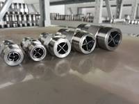 Medidor de Flujo de Turbina Digital para Diésel, Combustible y Agua |   Salida de 4-20 mA DN10-DN50, Abrazadera/Brida de Acero Inoxidable OEM, Precisión de ±0.5%