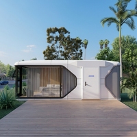 Maisons modulaires en conteneurs d'acier mobiles - Imperméables, durables, faciles à installer, design chinois pour les boutiques, les hôtels, les restaurants, les bars