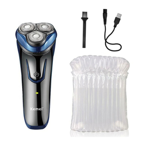 Kemei Km-2807 최고 판매 습식 및 건식 3 헤드 전기 면도기 충전식 남성용 면도기 면도 무선 회전식 - Product Image 2