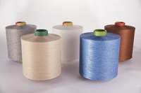 Fil DTY 100% polyester haute ténacité, écologique, anti-boulochage, recyclable, certifié Oeko-Tex, effet slub