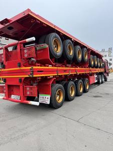 Semirremolque de Plataforma Plana de 20/40 Pies para Contenedores, para el Mercado del Sudeste Asiático, Material de Acero Duradero - Product Image 4