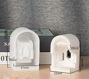 Molde de Silicona para Velas con Diseño de Palacio Europeo, Molde para Piedras Difusoras, Resina Epoxi para Decoración del Hogar y Pasteles - Product Image 6