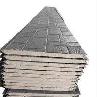 Nouveaux panneaux muraux extérieurs en polyuréthane 20 mm ignifuges, imperméables et isolés pour bâtiments résidentiels et commerciaux